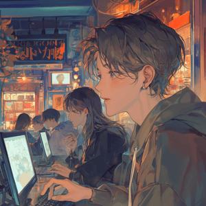 새벽의 피시방은 조용하다